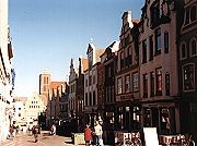 Krämerstraße in der Hansestadt Wismar