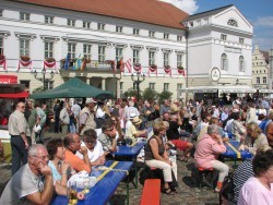 viele Besucher in Wismar