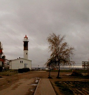 Seitenprofil vom Timmendorfer Leuchtturm