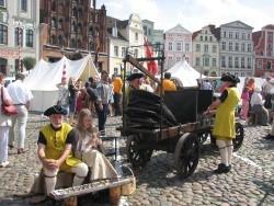 Schweden besetzen den Marktplatz